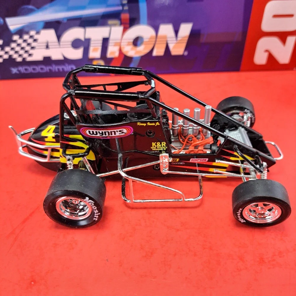 Action Racing Kenny Irwin #4 Wynn's 1994 Midget 1:24 Black Excellent Limited Ed